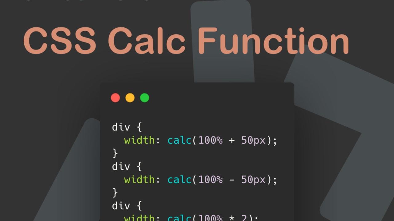 Como usar a função Calc de CSS